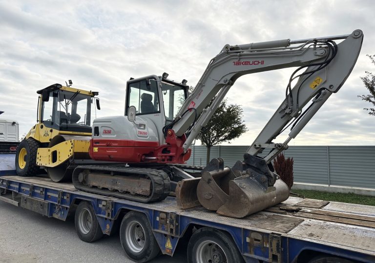 Isporuka Takeuchija TB260 sa 3267 r/h i Bomaga BW177 D-5 sa 2810 r/h našem kupcu u Varaždinu