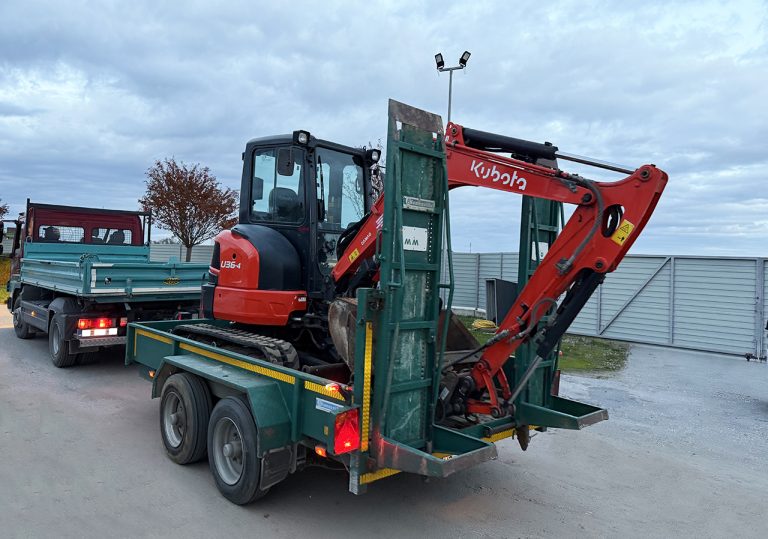 Isporuka Kubote U36-4 iz 2019.g. sa 1138 r/h našem kupcu u Varaždinu