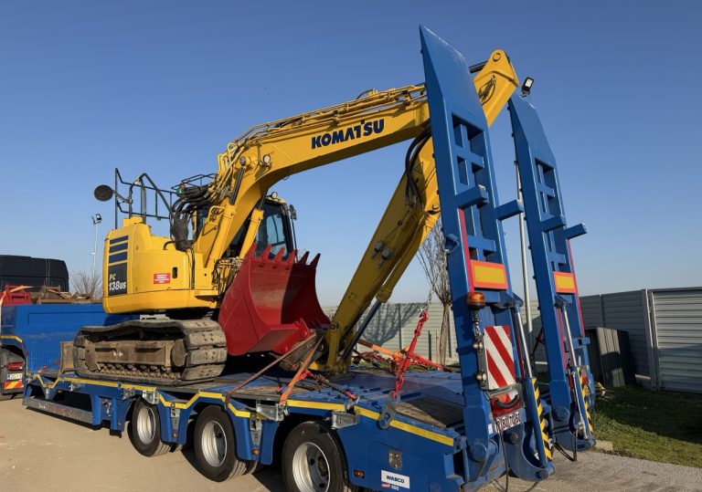 Isporuka Komatsu PC138 US-10 iz 2016.g. sa 7094 r/h našem kupcu u Zagrebu