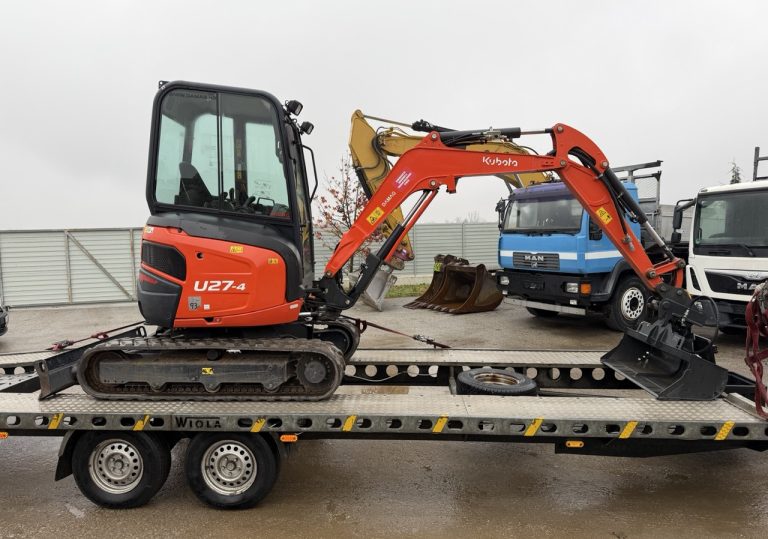 Isporuka Kubote U27-4 iz 2022.g. sa 726 r/h našem kupcu u Sinju