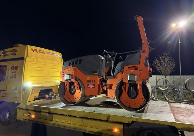 Isporuka valjka Hamm HD13VV iz 2018.g. sa 1270 r/h našem kupcu u Osijeku