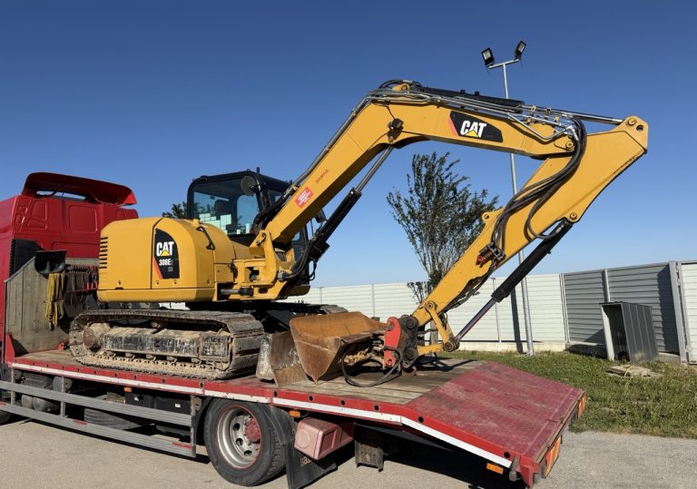 Isporuka CAT 308E2 CR iz 2019.g. sa 3775 r/h našem kupcu u Sloveniji